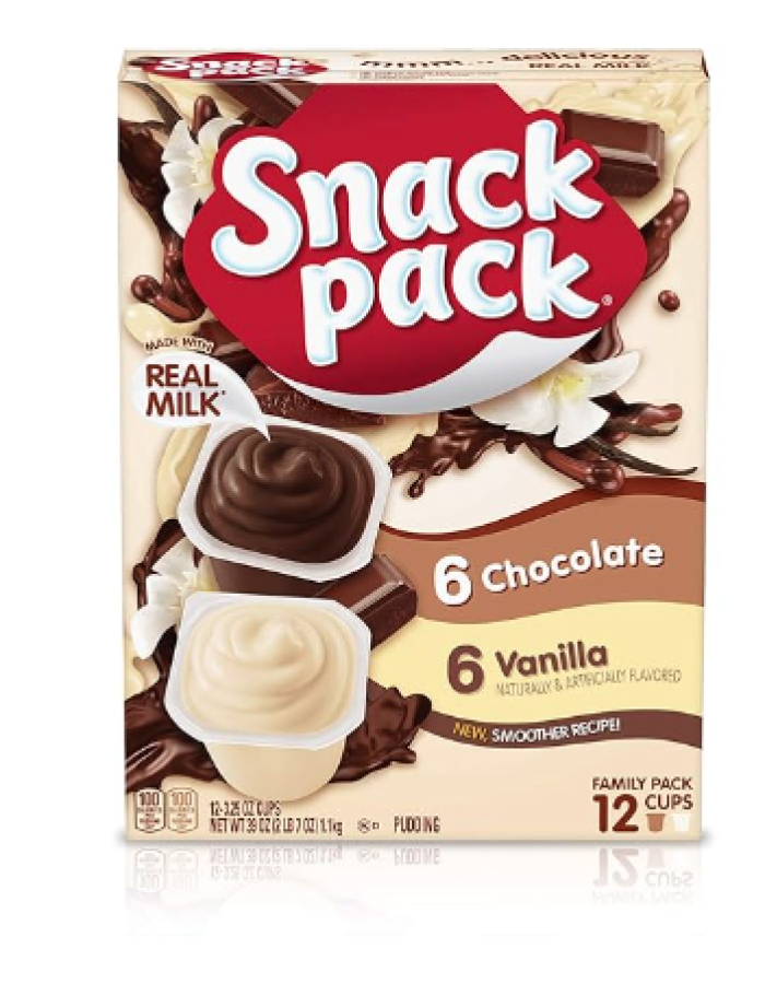 Snack Pack Chocolate and Vanilla Flavored